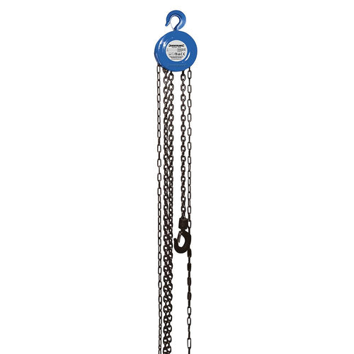 Silverline 633705 Chain Block - 1000kg / 2.5m Lift Height - Voyto Ltd Online