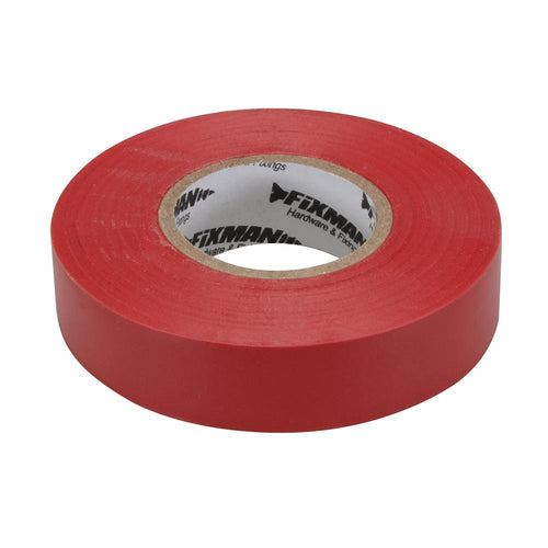 Fixman 191784 Insulation Tape - 19mm x 33m Red - Voyto Ltd Online