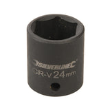 Silverline 801153 Impact Socket 1/2" Drive 6pt Metric - 24mm - Voyto Ltd Online