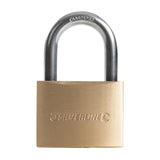 Silverline MSS05 Brass Padlock - 60mm - Voyto Ltd Online