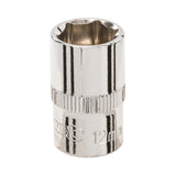 Silverline 310175 Socket 3/8" Drive 6pt Metric - 12mm - Voyto Ltd Online