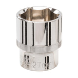 Silverline 501792 Socket 1/2" Drive 6pt Metric - 27mm - Voyto Ltd Online