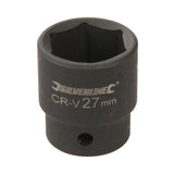 Silverline 866178 Impact Socket 1/2" Drive 6pt Metric - 27mm - Voyto Ltd Online