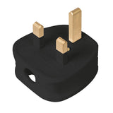 Powermaster 488289 13A Fused Plug - Black - Voyto Ltd Online