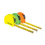 Silverline 273210 Hi-Vis Contour Tape Display Box - 18pce 8m / 26ft x 25mm - Voyto Ltd Online