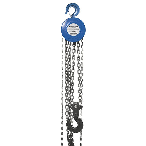 Silverline 282517 Chain Block - 5000kg / 3m Lift Height - Voyto Ltd Online
