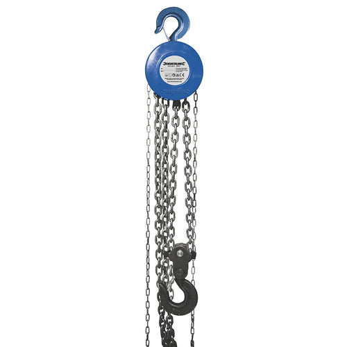 Silverline 282517 Chain Block - 5000kg / 3m Lift Height - Voyto Ltd Online