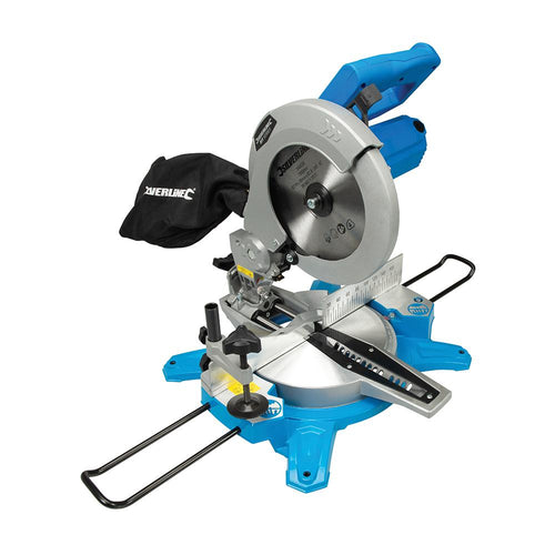 Silverline 546534 DIY 1450W Sliding Mitre Saw 210mm - 210mm UK - Voyto Ltd Online