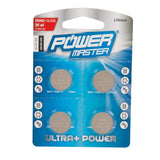Powermaster 675789 Lithium Button Cell Battery CR2032 4pk - CR2032 - Voyto Ltd Online