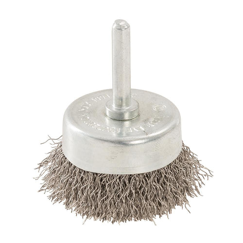 Silverline 529311 Rotary Stainless Steel Wire Cup Brush - 50mm - Voyto Ltd Online