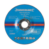 Silverline 699791 Metal Grinding Discs 10pk - 100 x 6 x 16mm - Voyto Ltd Online