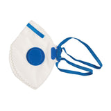 Silverline 568946 Fold Flat Valved Face Mask FFP2 NR - FFP2 NR Single - Voyto Ltd Online