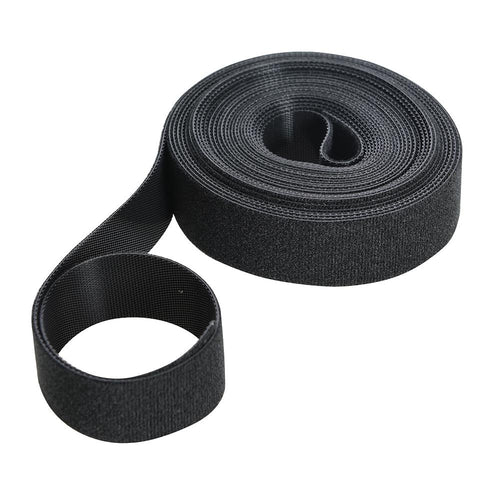 Fixman 684180 Self-Wrap Hook & Loop Tape Black - 25mm x 5m - Voyto Ltd Online