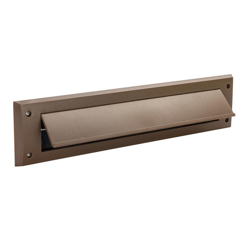 Fixman 964360 Letterbox Draught Seal with Flap - 338 x 78mm Brown - Voyto Ltd Online