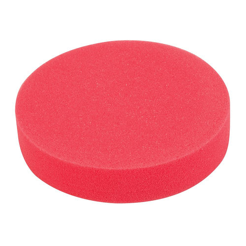Silverline 295539 Hook & Loop Foam Polishing Head - 180mm Ultra-Soft Red - Voyto Ltd Online
