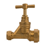 Plumbob 413031 Poly Stopcock - 15mm Copper x 20mm MDPE - Voyto Ltd Online