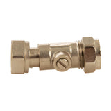 Plumbob 308901 Service Valve - 15mm x 1/2" Straight - Voyto Ltd Online