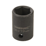 Silverline 301762 Impact Socket 1/2" Drive 6pt Metric - 19mm - Voyto Ltd Online