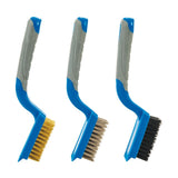 Silverline 596171 Medium Wire Brush Set 3pce - 5 Row - Voyto Ltd Online