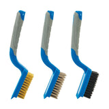 Silverline 596171 Medium Wire Brush Set 3pce - 5 Row - Voyto Ltd Online