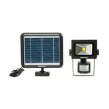 Silverline 657016 COB LED Solar-Powered PIR Floodlight - 3W PIR - Voyto Ltd Online