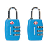 Silverline 709502 TSA Combination Luggage Padlocks 2pk - 3-Digit - Voyto Ltd Online