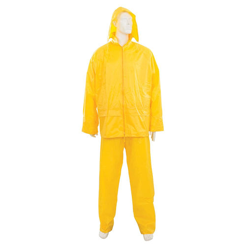 Silverline 457006 Rain Suit Yellow 2pce - L 32"W (56 - 116cm) - Voyto Ltd Online