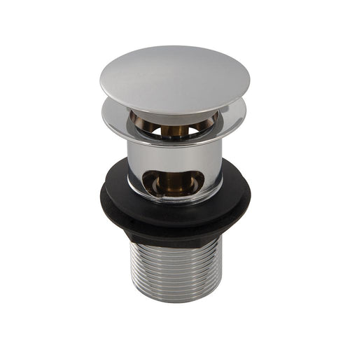 Plumbob 999374 Quick-Clac Chrome-Plated Brass Basin Plug Slotted - 1-1/4" (32mm) - Voyto Ltd Online
