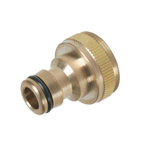 Silverline 598438 Tap Connector Brass - 3/4" BSP - 1/2" Male - Voyto Ltd Online