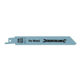 Silverline 427542 Recip Saw Blades for Metal 5pk - Bi-Metal - 18tpi - 150mm - Voyto Ltd Online