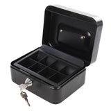 Silverline 795764 Metal Cash & Valuables Box Keyed - 165 x 128 x 80mm - Voyto Ltd Online