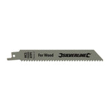 Silverline 598431 Recip Saw Blades for Wood 5pk - HCS - 6tpi - 150mm - Voyto Ltd Online