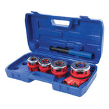 Silverline 868556 Pipe Threading Kit 5pce - 1/2”, 3/4”, 1” & 1-1/4” BSPT - Voyto Ltd Online