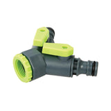 Silverline 444072 2-Way Tap Connector - 3/4" BSP to 1/2" Male - Voyto Ltd Online
