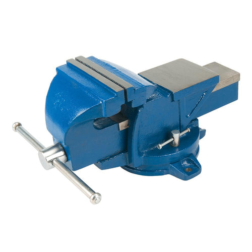 Silverline 580468 Engineers Workshop Vice Swivel Base 100mm (4'') - Jaw Capacity 120mm / 8kg - Voyto Ltd Online