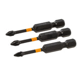 Triton 471615 Pozi Screwdriver Impact Bit 3pk - PZ1 50mm - Voyto Ltd Online