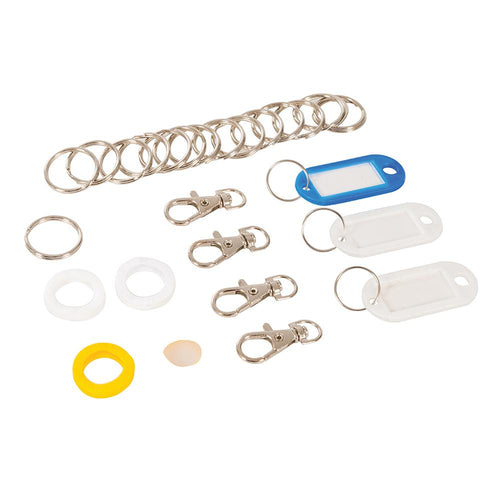 Silverline 305420 Keyring & Tag Set 26pce - 26pce - Voyto Ltd Online