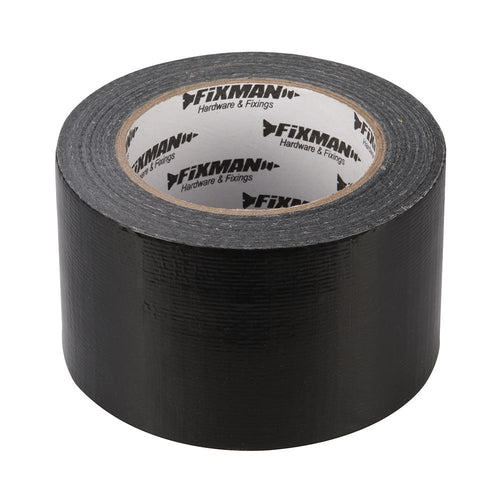 Fixman 189896 Heavy Duty Duct Tape - 72mm x 50m Black - Voyto Ltd Online