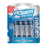 Powermaster 992118 AA Super Alkaline Battery LR6 4pk - 4pk - Voyto Ltd Online