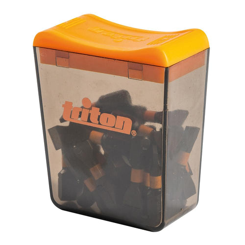 Triton 830232 Slotted Screwdriver Impact Bit 25pk - SL8 25mm - Voyto Ltd Online