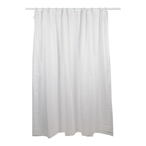 Plumbob 611019 White Polyester Shower Curtain - 1800 x 1800mm - Voyto Ltd Online