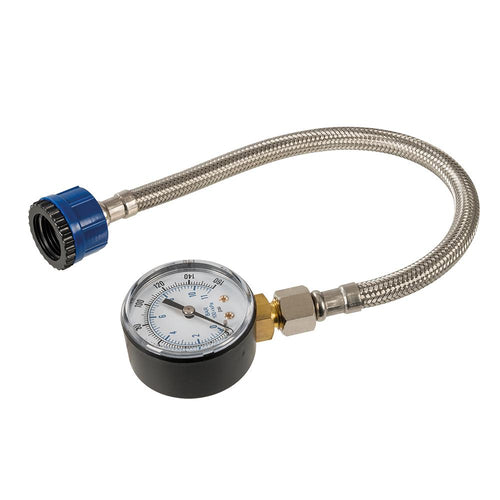 Silverline 482913 Mains Water Pressure Test Gauge - 0-11bar (0-160psi) - Voyto Ltd Online