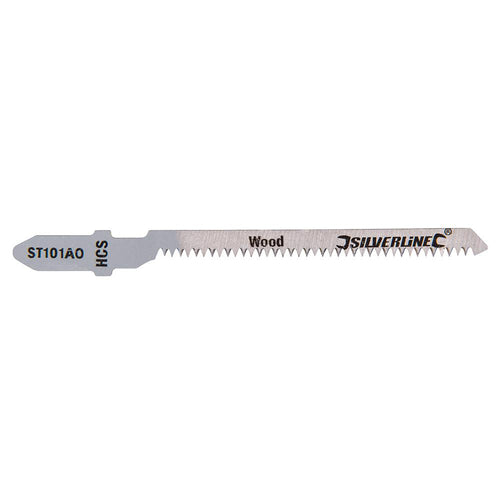 Silverline 228049 Jigsaw Blades for Wood 5pk - ST101A0 - Voyto Ltd Online