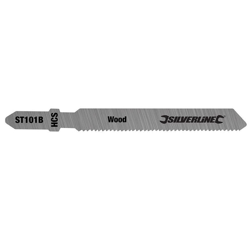 Silverline 228224 Jigsaw Blades for Wood 5pk - ST101B - Voyto Ltd Online