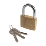 Silverline MSS04 Brass Padlock - 50mm - Voyto Ltd Online