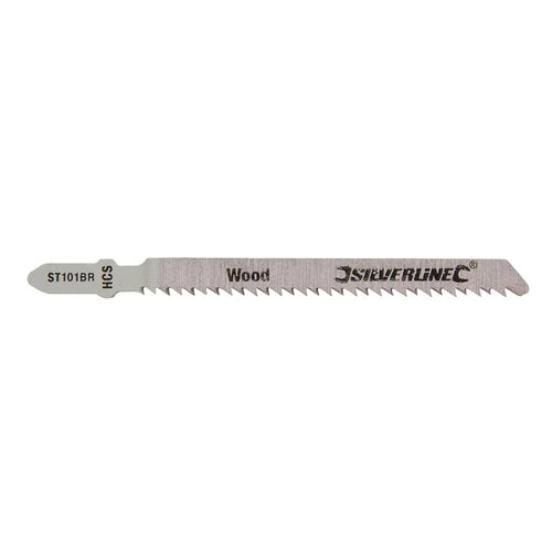 Silverline 233425 Jigsaw Blades for Wood 5pk - ST101BR - Voyto Ltd Online