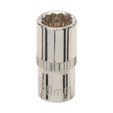 Silverline 430820 Socket 1/4" Drive 12pt Metric - 8mm - Voyto Ltd Online