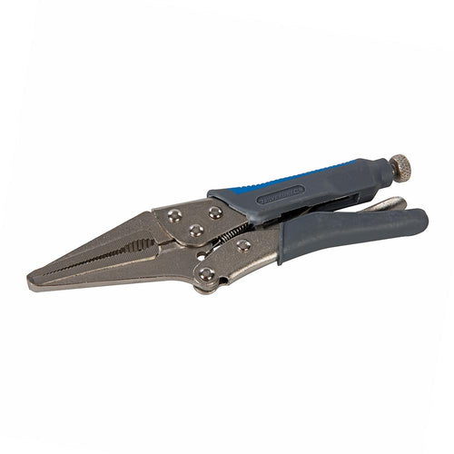 Silverline 633582 Self Locking Soft-Grip Long Nose Pliers - 165mm - Voyto Ltd Online