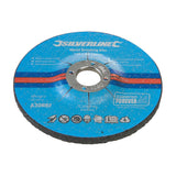 Silverline 699791 Metal Grinding Discs 10pk - 100 x 6 x 16mm - Voyto Ltd Online