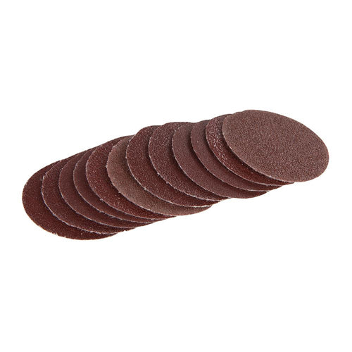 Silverline 446818 Hook and Loop Sanding Discs 50mm 60pk - 20 x 60, 20 x 80, 20 x 120G - Voyto Ltd Online
